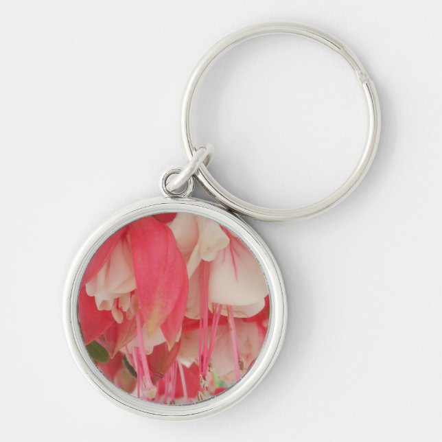 Bashkirtseff Rund Silverfärgad Nyckelring (Framsidan)