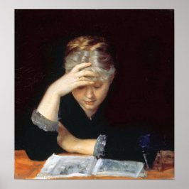 Bashkirtseff - vid A Bok Poster