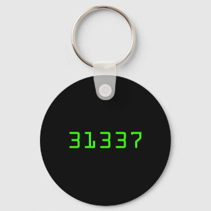 Basic 31337-nyckelkedja nyckelring