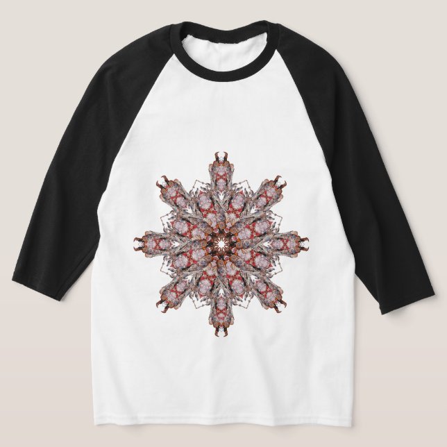 Basic 3/4 Sleeve Raglan T-Shirt (Laydown)