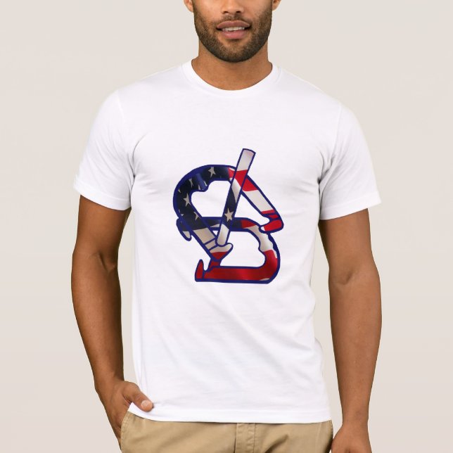 Basic American HORSESHOES Apparel T-Shirt (Framsida)