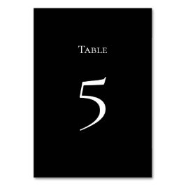 Basic and Elegant Table Number Card Bordsnummer