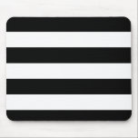 Basic Black and White Rand Musmatta<br><div class="desc">Låt oss gå tillbaka till grunderna! Njut av detta enkla svarta och vita rand mönster på flera produkter. Denna klassiska tandem kommer aldrig att svika er när det gäller att vara på modet och fantastisk! Designad av Abby Castro.</div>