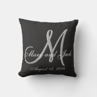 Basic Black Fabulous Bröllop Monogram Underbart vä