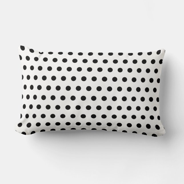 BASIC BLACK n WHITE THROW PILLOW Lumbarkudde (Framsida)