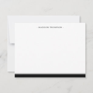 Basic Black Rand Stationery Anteckningskort