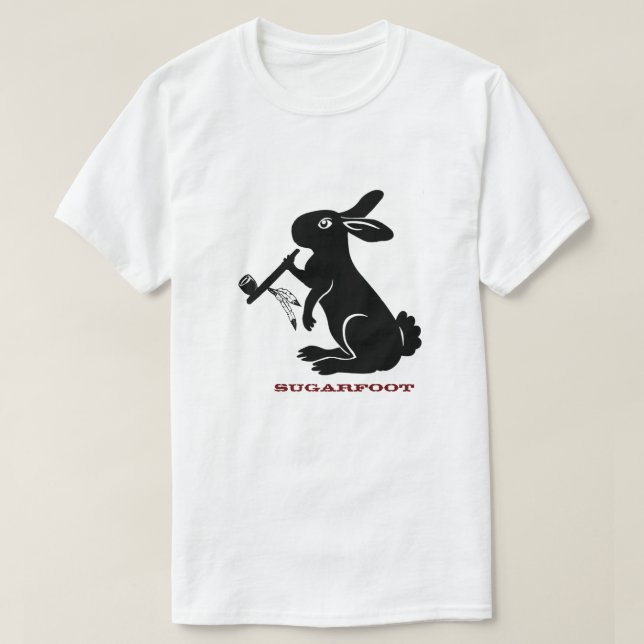 BASIC BLACK SUGARFOOT TEE (Design framsida)