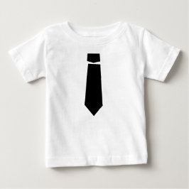 Basic Black-Tie-skjorta Tee Shirt