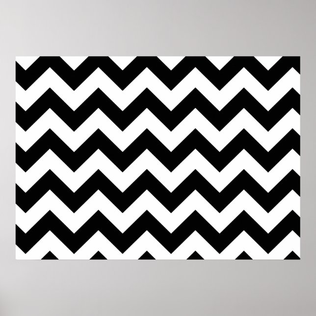 Basic Chevron Mönster Poster (Framsidan)