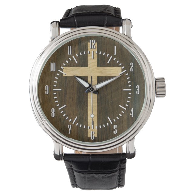 Basic Christian Kor Wooden Veneer Maple Rosewood Armbandsur (Framsida)