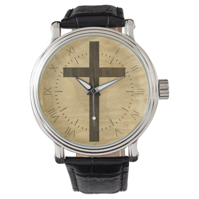 Basic Christian Kor Wooden Veneer Maple Rosewood Armbandsur (Framsida)