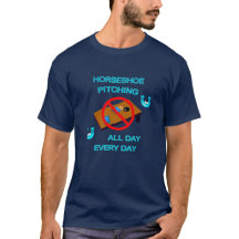BASIC DARK Hästsko Pitching Tee