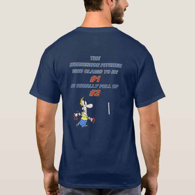 Basic Dark HorseShoe Pitching Tee - Full Of (Baksida)