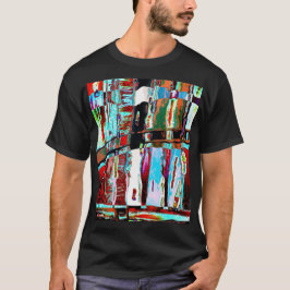 Basic Dark T-Shirt – Collapse Reflection Abstrakt 
