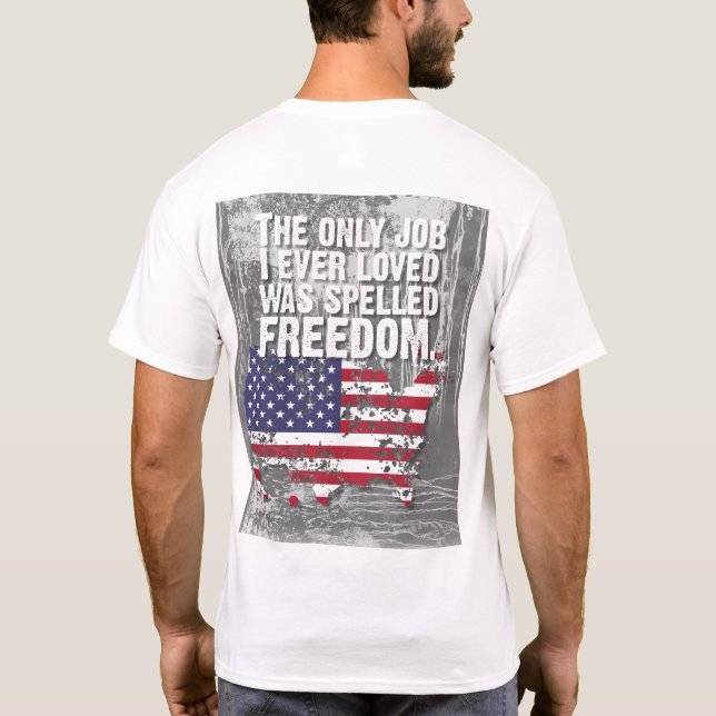 Basic Dark T-Shirt – Freedom Job (Baksida)