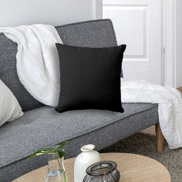 Basic Färg Black Kudde