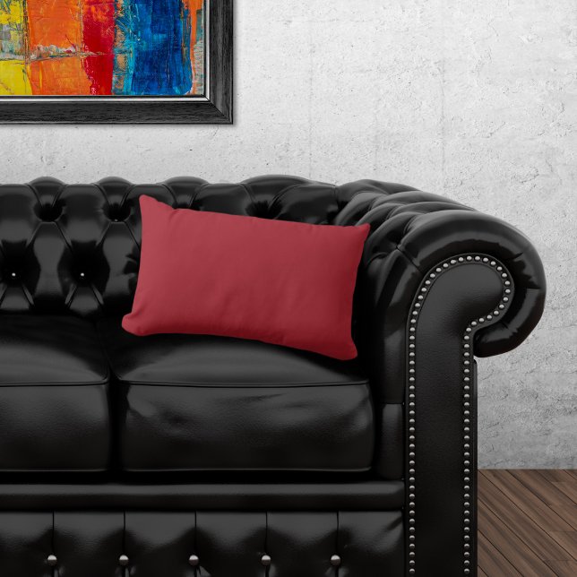 Basic Färg Fiery Red Lumbarkudde (Skapare uppladdad)