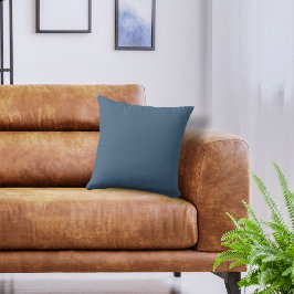 Basic Färg Smokey Mountain Blue Kudde