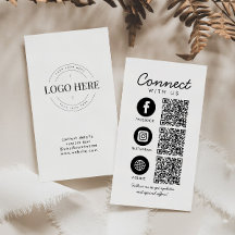 Basic Följ Oss QR-kod Webbplats Sociala Medier