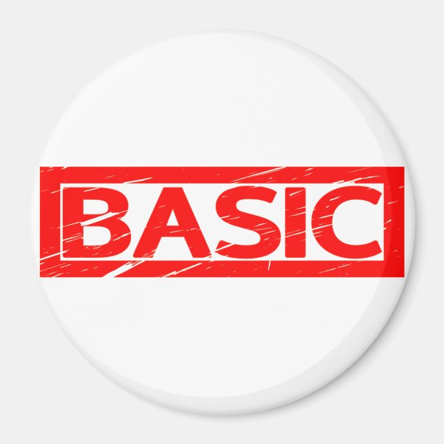 Basic Frimärke Magnet (Framsidan)