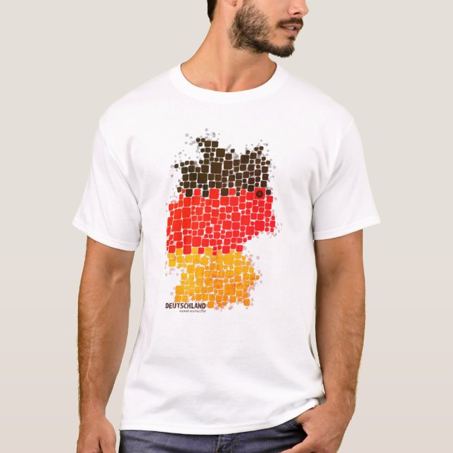 Basic Herren Shirt Deutschland 2018 T Shirt (Framsida)