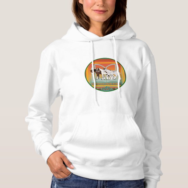 Basic Hooded Sweatshirt T Shirt (Framsida)