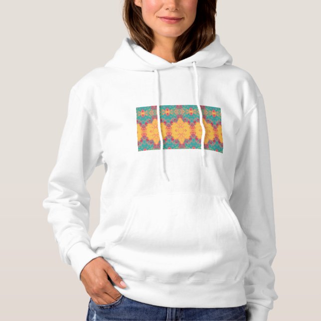 Basic Hooded White Sweatshirt | En Uggla-artist T Shirt (Framsida)