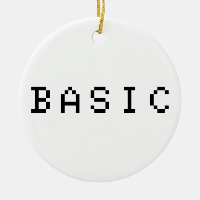 BASIC JULGRANSPRYDNAD KERAMIK (Framsidan)