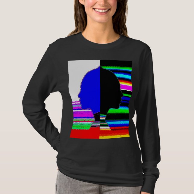  Basic Langarm T-Shirt (Framsida)