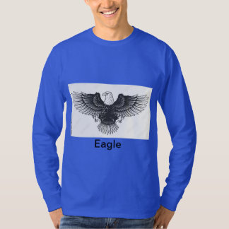"Basic Långärmad T-Shirt med Eagle Tattoo Desi