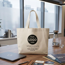 Basic Logo Custom Bag, Business or Shop Tote Bag Mini Tygkasse