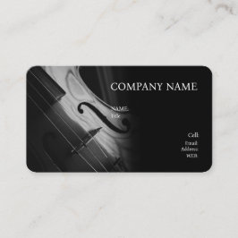 BASIC-MALL, AFFÄRSKORT, VIOLIN. VISITKORT