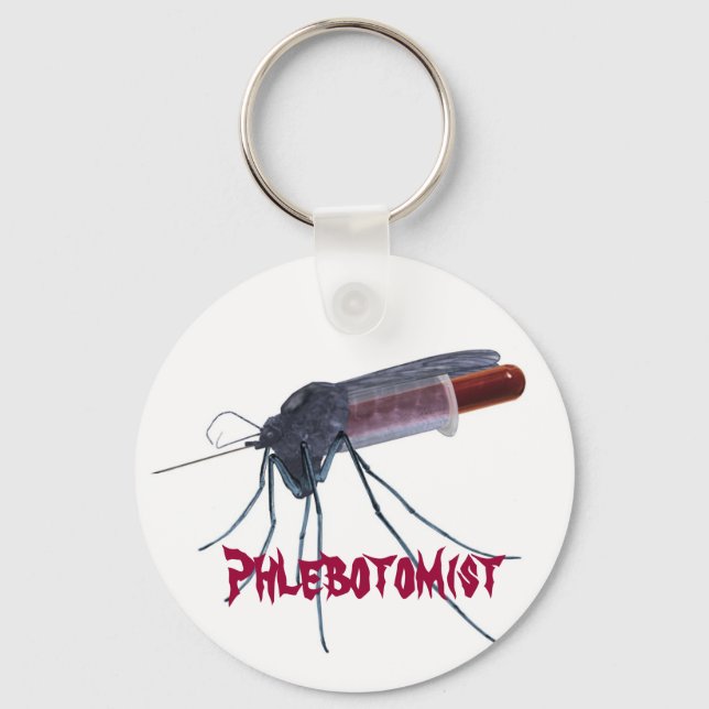 Basic Phlebotomist Keychain Nyckelring (Framsida)