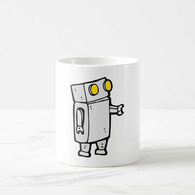 Basic Robot Kaffemugg (Skapare uppladdad)