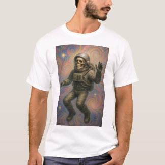Basic Skeleton Astronaut T Shirt