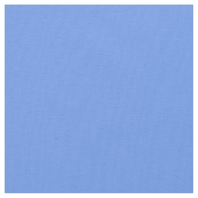 Basic Solid Cornblomma Blue Tyg (Närbild)