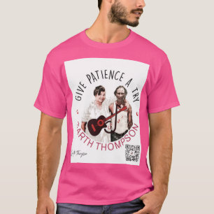 Basic stil lila T-shirt