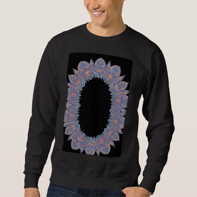 Basic Sweatshirt med rörelseoskärpa (Framsida)