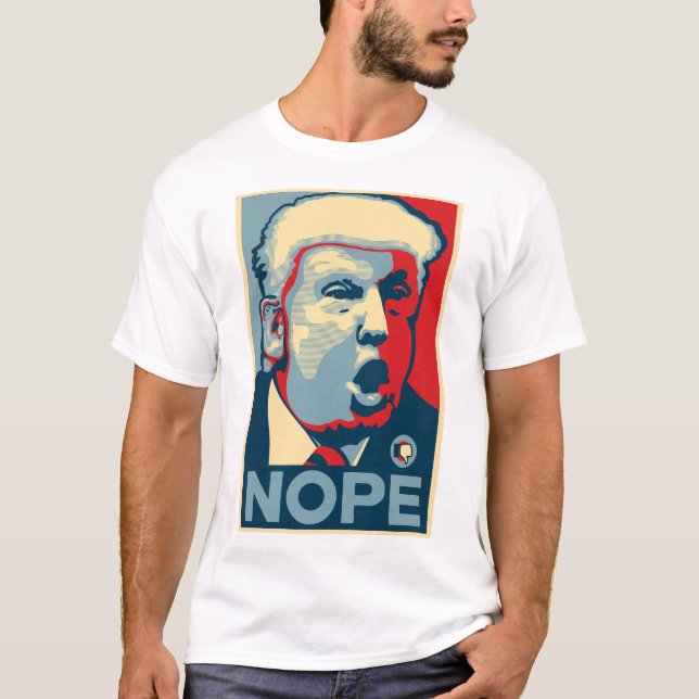 Basic T-Shirt - NOPE - White (Framsida)