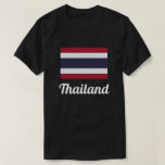 Basic Thailand Flagga T-Shirt<br><div class="desc">Konungariket Thailands historia:Konungariket Thailands färgade flagga, genom Rama VI-royalet den 28 september 1917, visar den fantastiska skönheten och kulturen i Konungariket Thailand, och varje färg på flagga återspeglar tydligt detta. Den vita på flagga representerar renheten hos Buddha, den blå är Royalty och den röda, som blod, är folket i landet....</div>