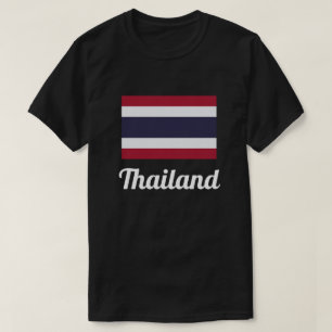 Basic Thailand Flagga T-Shirt