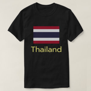 Basic Thailand Flagga T-Shirt