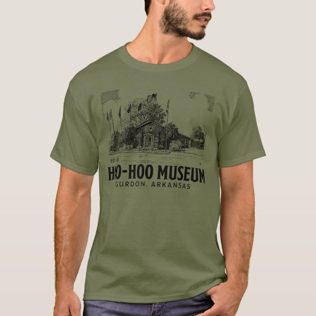 Basic TShirt "Hoo-Hoo Museum" T Shirt (Framsida)