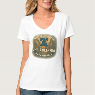 Basic V-Nacke Tee Varje dag Philly Power