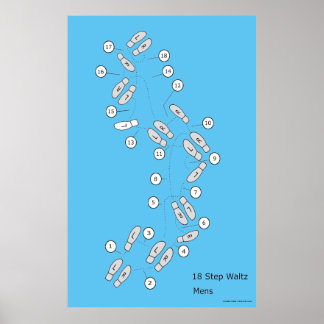 Basic Waltz 18 Steg Manar Poster