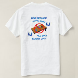 Basic White All Day HorseShoes Tee