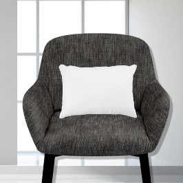 Basic White Plain Solid färg 11 x 16 Prydnadskudde