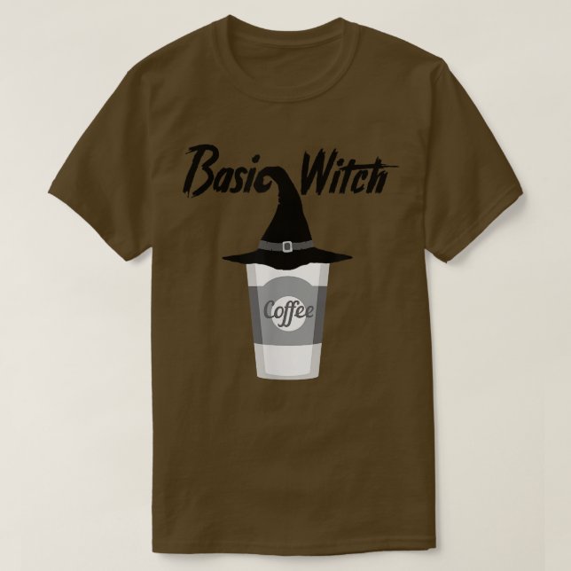 Basic Witch 6  T Shirt (Design framsida)