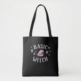 Basic Witch Black Modern Funny Womens Tygkasse