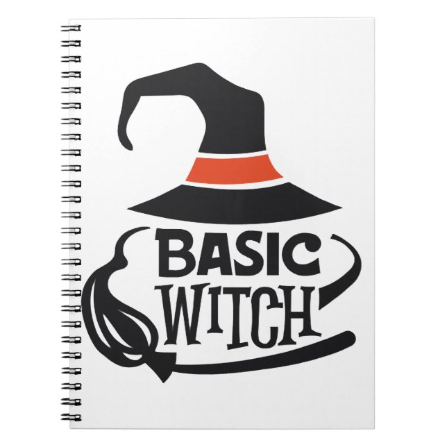 Basic Witch - Halloween Anteckningsbok (Framsidan)